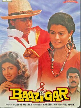 Baazigar DVD - Shahrukh Khan, Kajol, Shilpa Shetty - Bollywood Superhit Movie